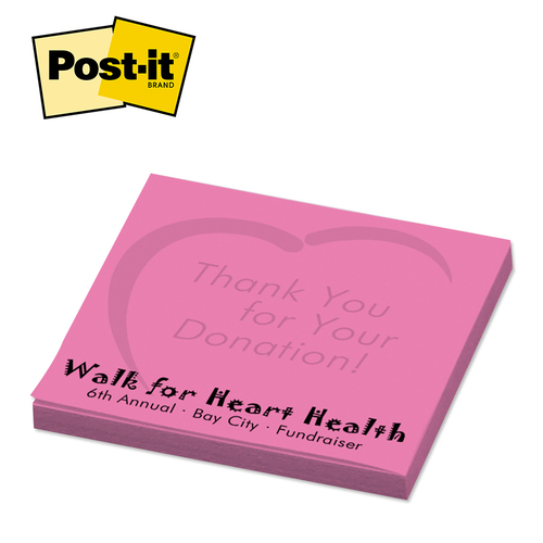 3x3 pink Post-it® Notes